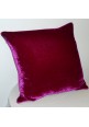 Cushion Silk Velvet New Fuchsia